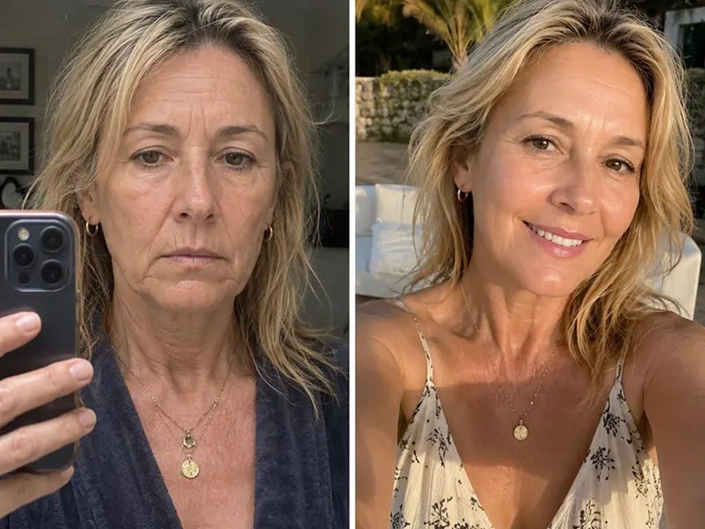 Vorher und nachher &ndash; Ergebnis von Jutta K., 58